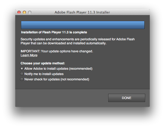 installing adobe flash on mac